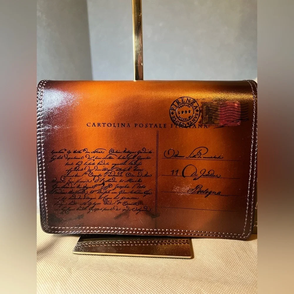 NWT Patricia Nash Discovery Collection: Atessa Postcard Leather Crossbody
